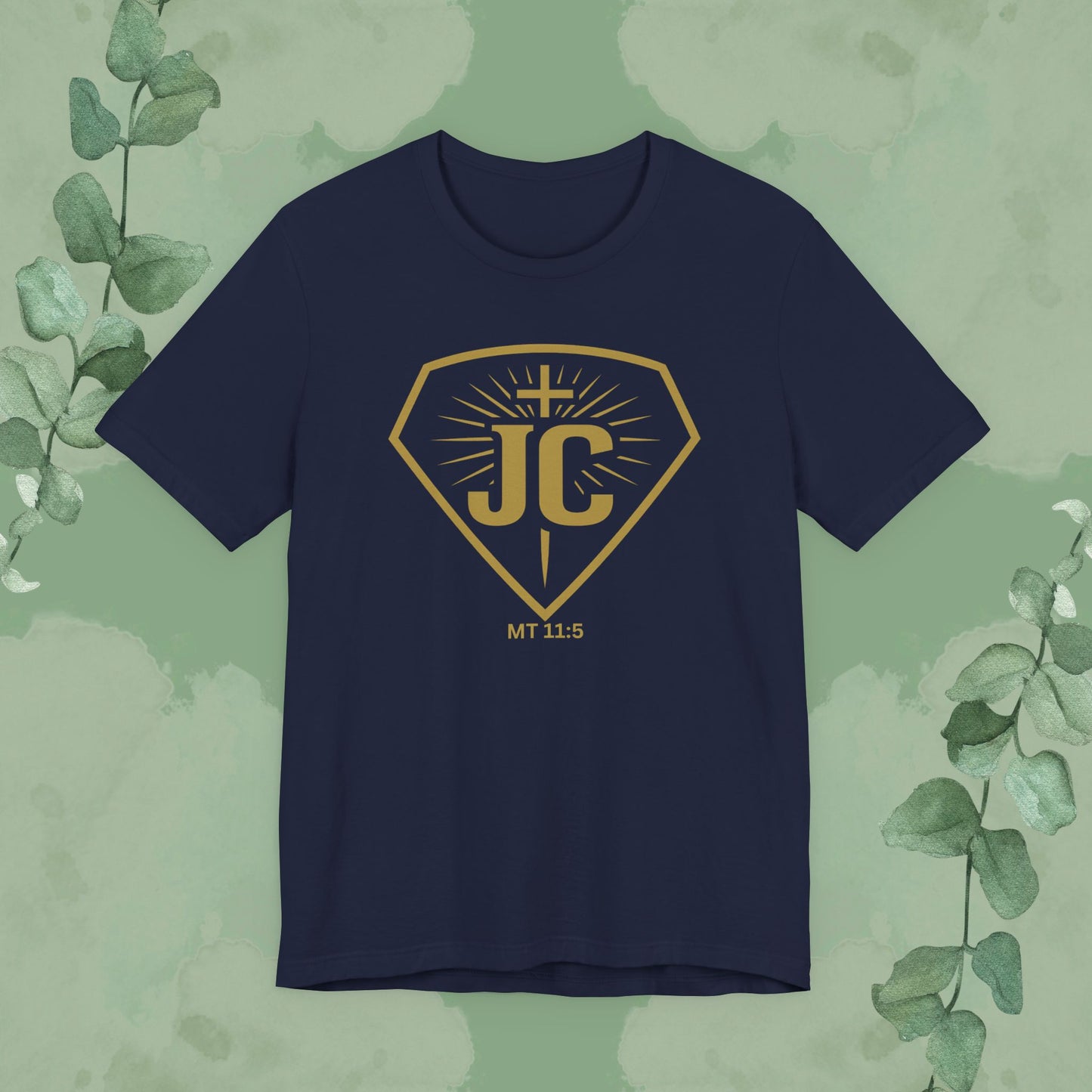 Miracle Man – JC Emblem Tee (Matthew 11:5)
