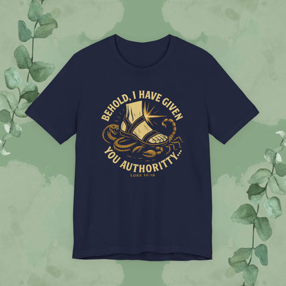Authority / Nevertheless – Luke 10:19-20 Christian T-Shirt