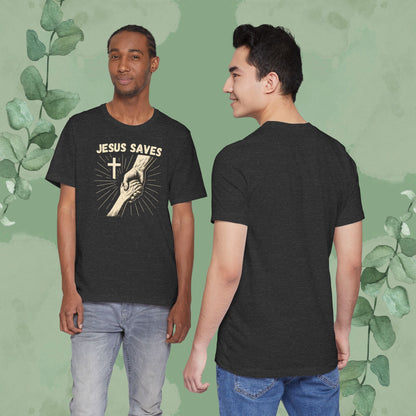 Jesus Saves – Hand of Salvation Christian T-Shirt