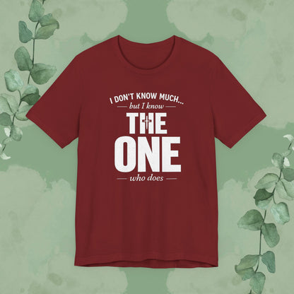 I Don’t Know Much But I Know THE ONE T-Shirt