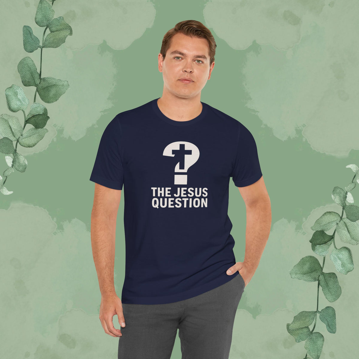 The Jesus Question Christian T-Shirt | Bold Evangelistic Conversation Starter