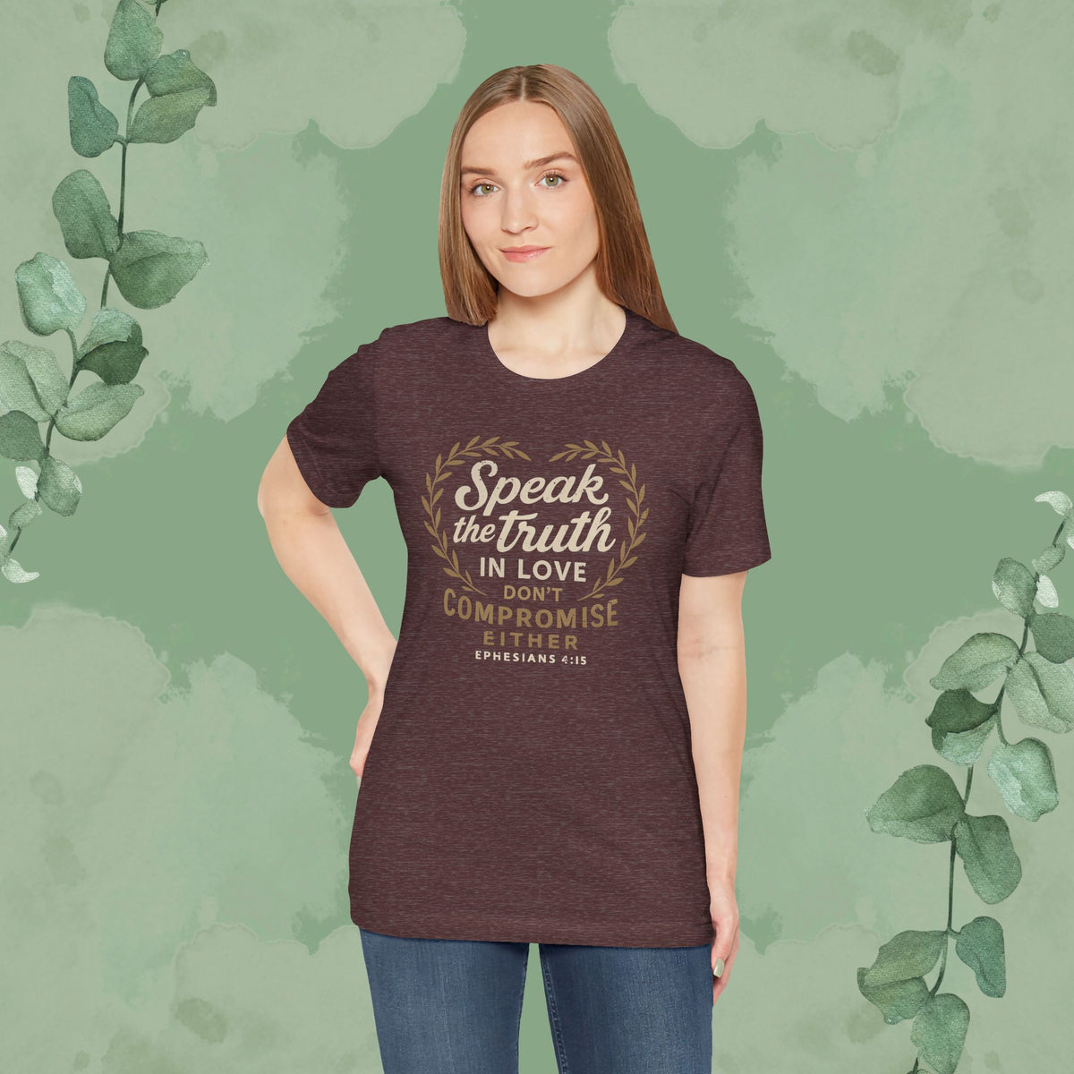 Speak the Truth in Love – Christian T-Shirt (Unisex Faith-Based Tee)