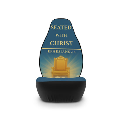 Seated With Christ – Ephesians 2:6 Christian Car Seat Covers (Set of 2)