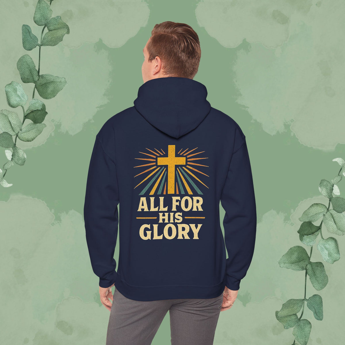 All For His Glory Christian Hoodie