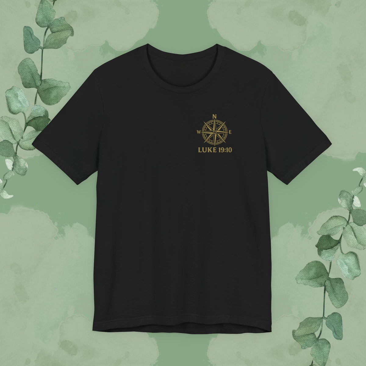 Feeling Lost? Jesus Is Looking for You. Front and Back Print Tee