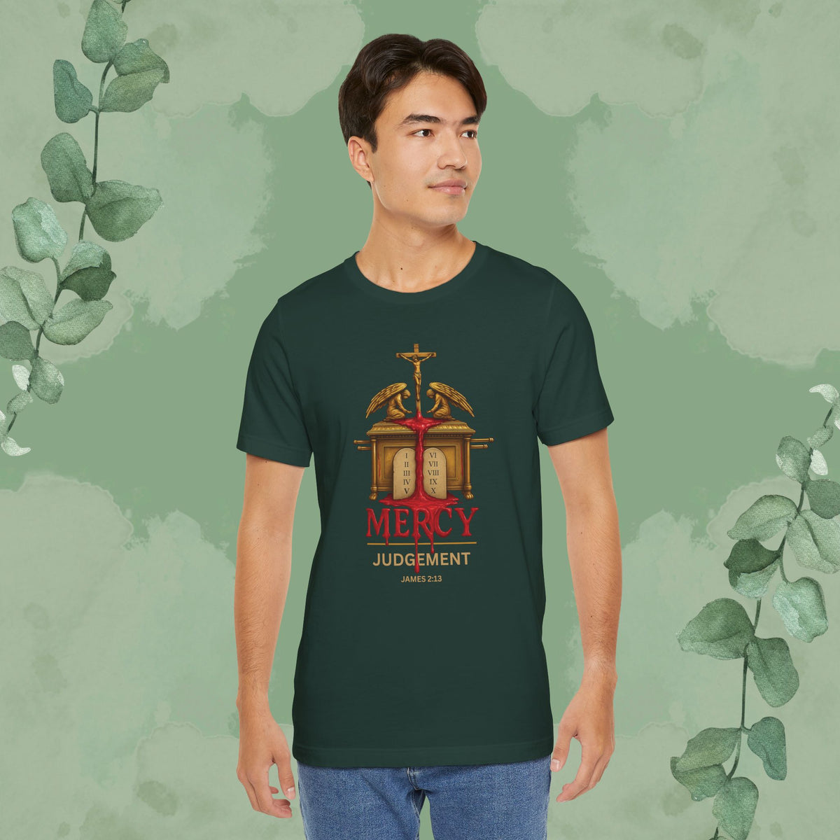 Mercy Over Judgment – James 2:13 Christian T-Shirt