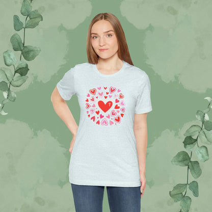 Love Flows Out from the Cross – Faith & Love Tee