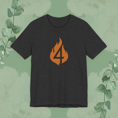 4 in the Fire – Minimalist Christian T-Shirt