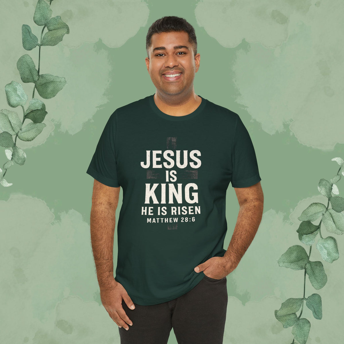 Jesus Is King – He Is Risen T-Shirt