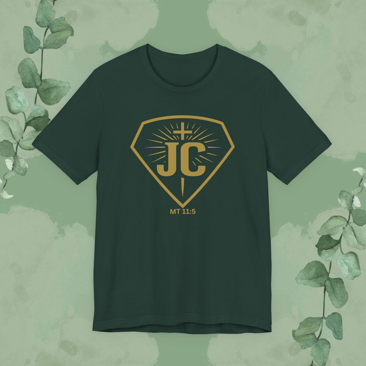 Miracle Man – JC Emblem Tee (Matthew 11:5)