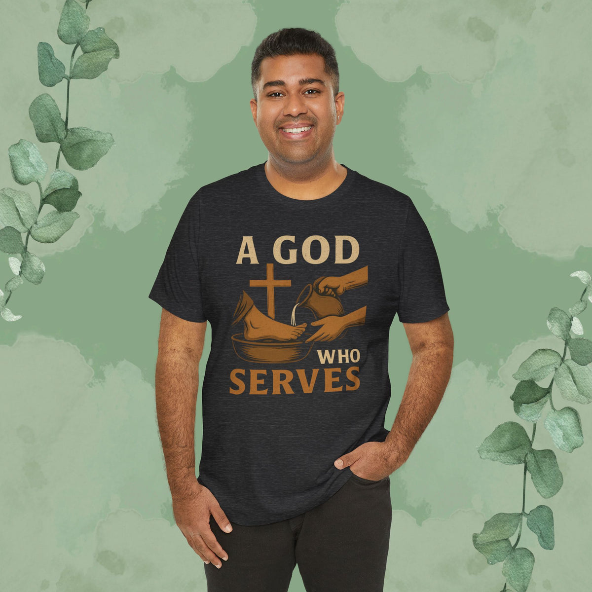 A God Who Serves Christian T-Shirt