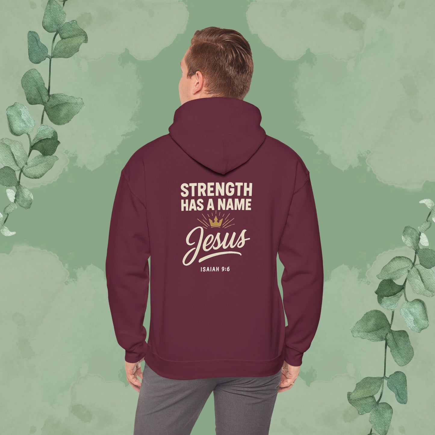 Strength Has a Name – Jesus Hoodie