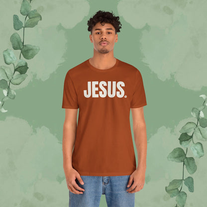 JESUS Period – Bold Christian T-Shirt with Cross Design | True Vine Design