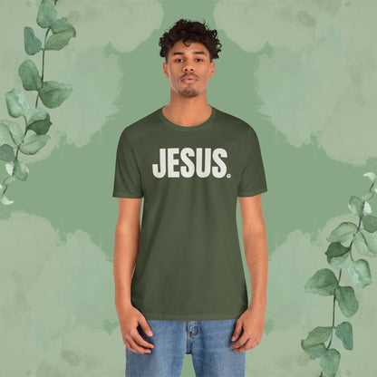 JESUS Period – Bold Christian T-Shirt with Cross Design | True Vine Design