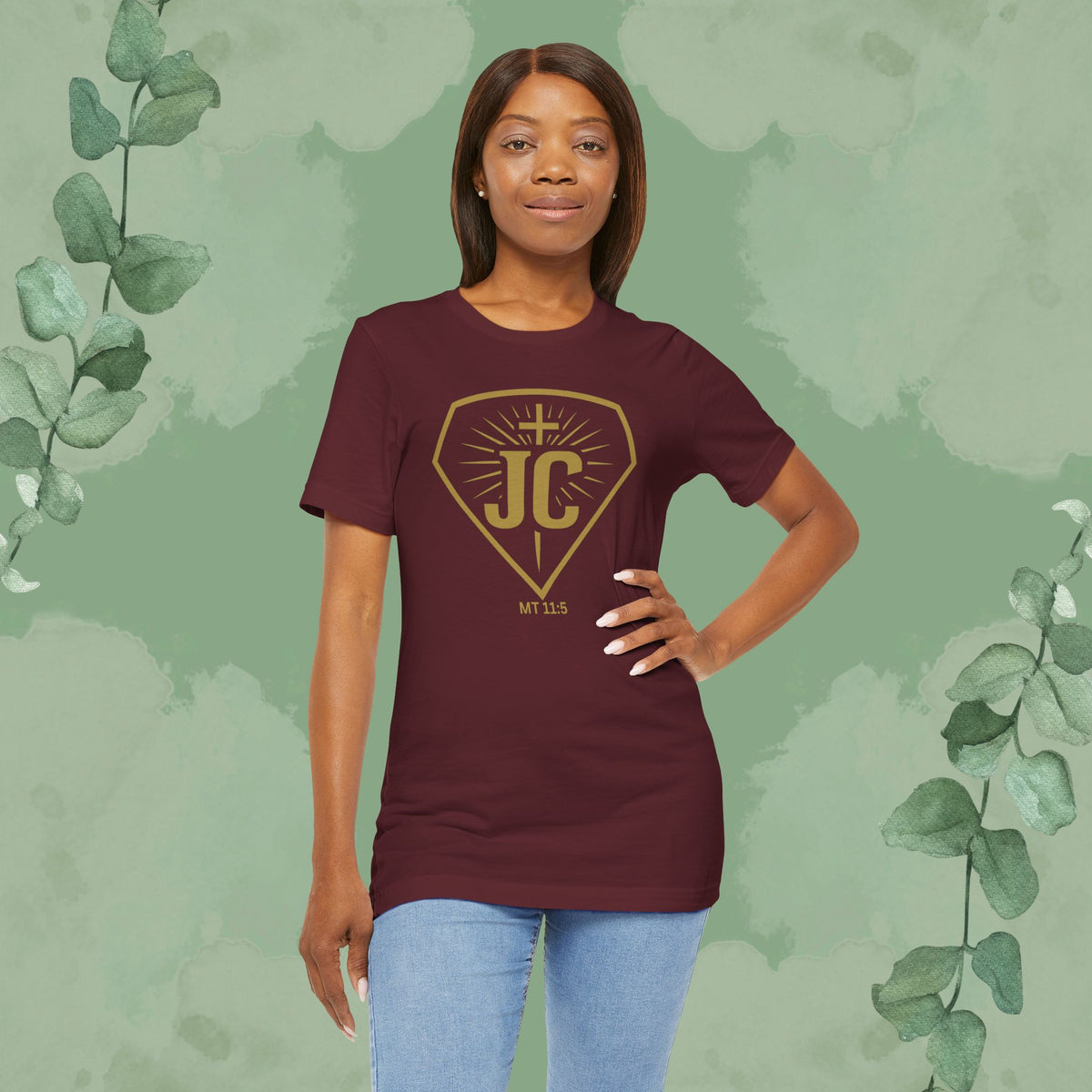 Miracle Man – JC Emblem Tee (Matthew 11:5)