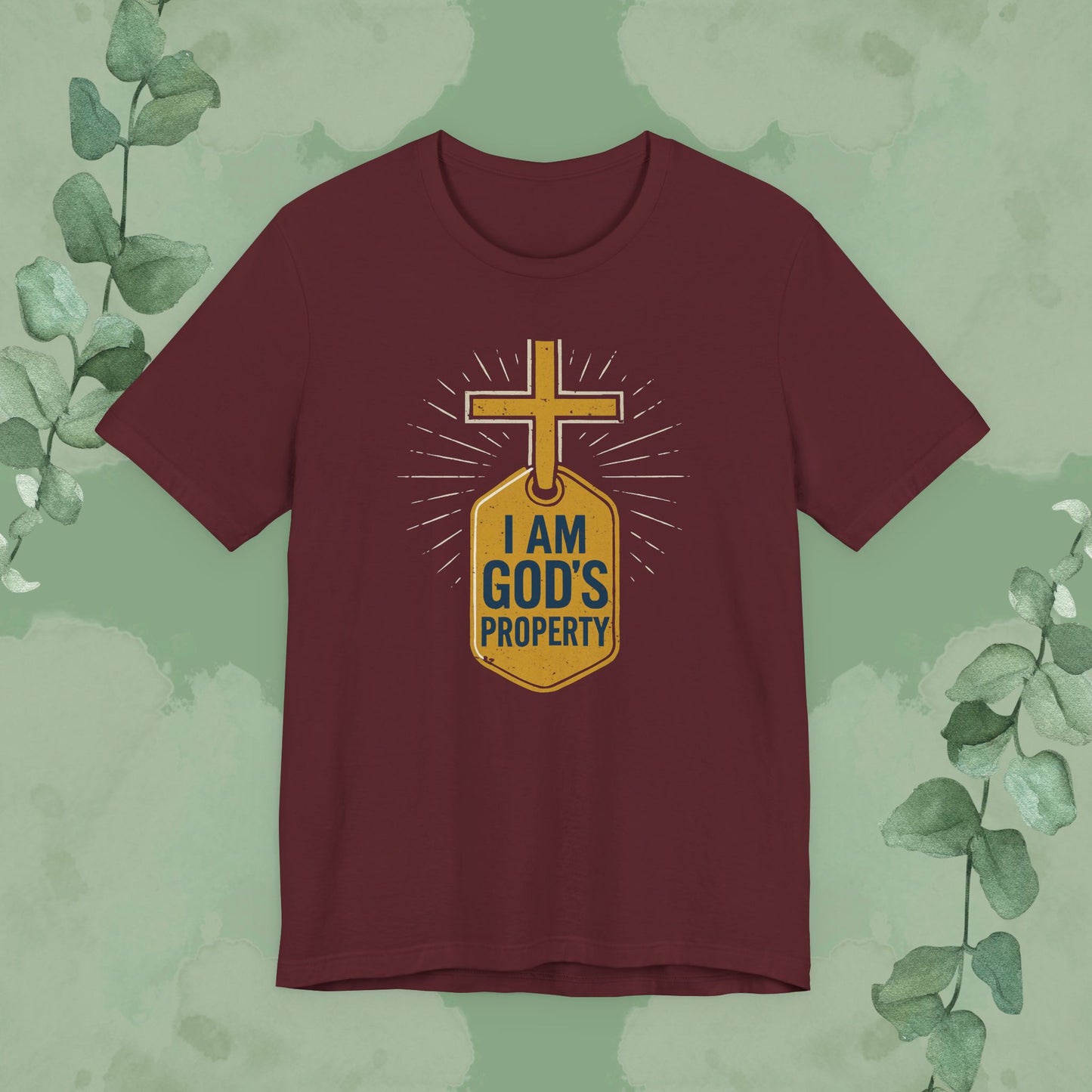 I Am God’s Property Unisex Jersey Short Sleeve Tee