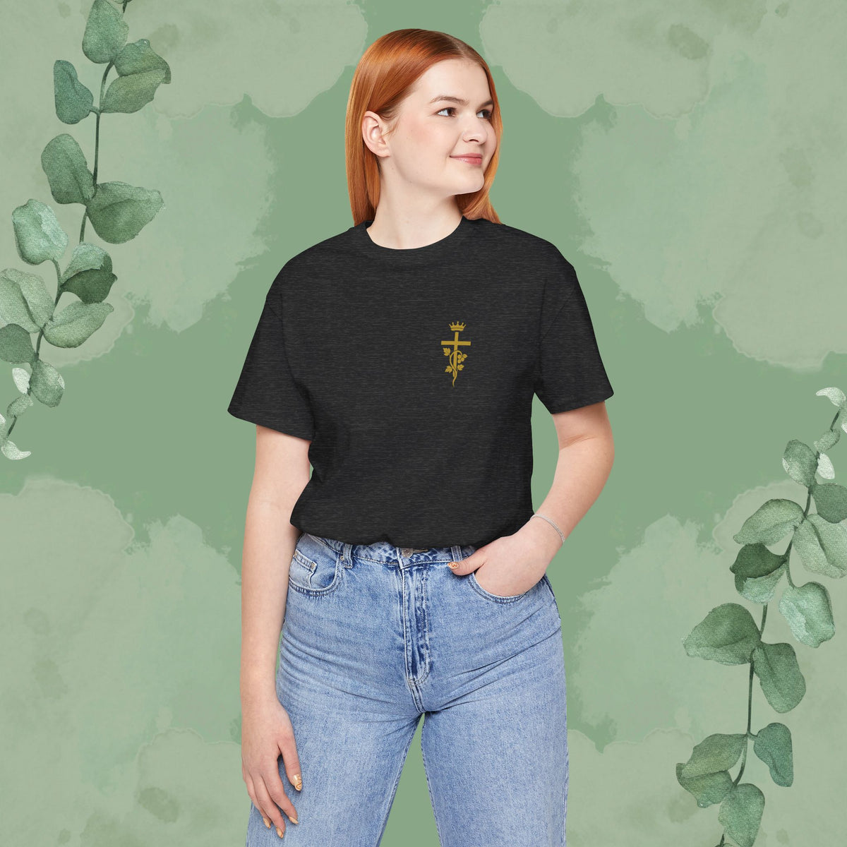 Abide – John 15:5 Christian T-Shirt