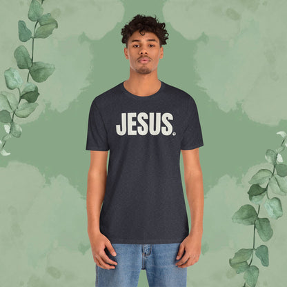 JESUS Period – Bold Christian T-Shirt with Cross Design | True Vine Design