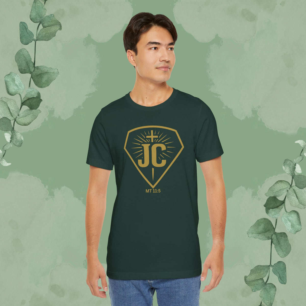 Miracle Man – JC Emblem Tee (Matthew 11:5)
