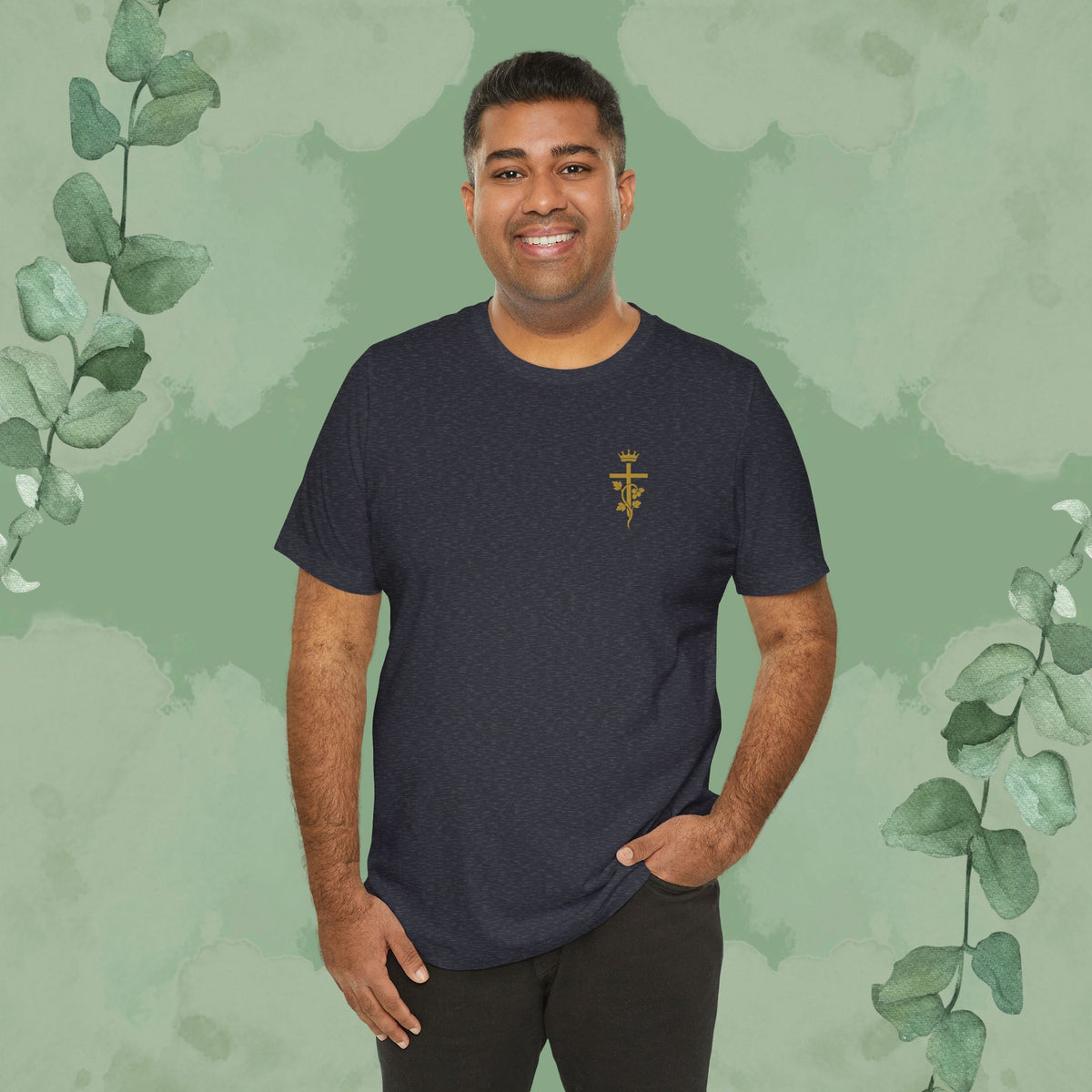 Abide – John 15:5 Christian T-Shirt
