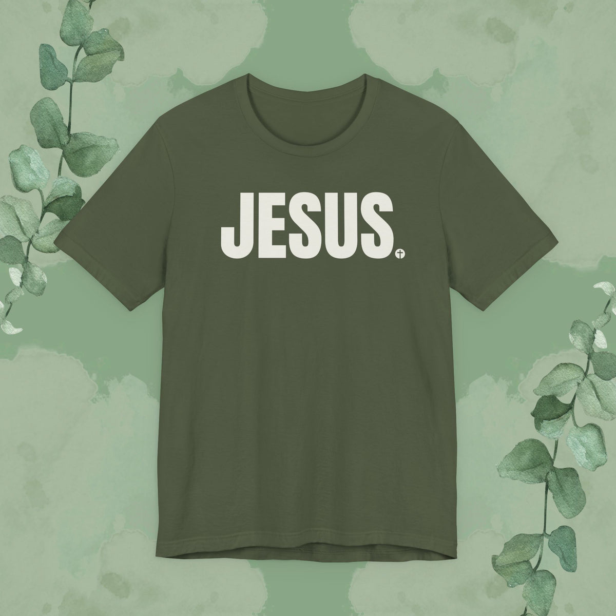 JESUS Period – Bold Christian T-Shirt with Cross Design | True Vine Design