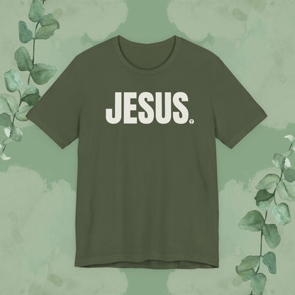 JESUS Period – Bold Christian T-Shirt with Cross Design | True Vine Design