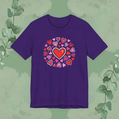 Love Flows Out from the Cross – Faith & Love Tee