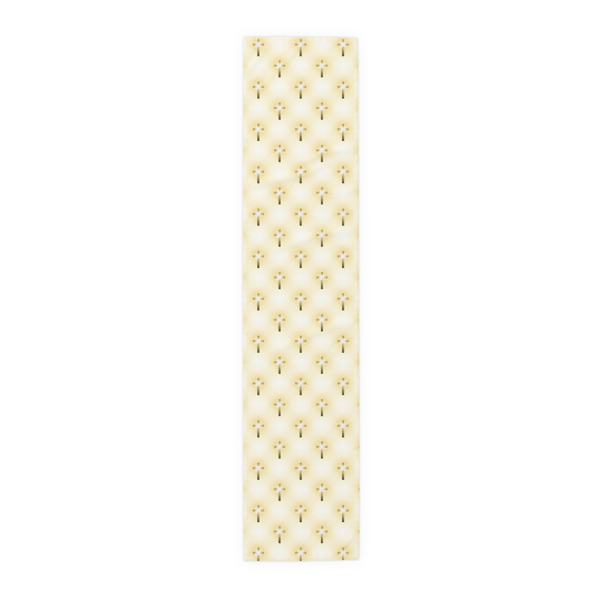 Glorious Cross Table Runner – Elegant Christian Table Décor for Dining, Weddings & Holidays