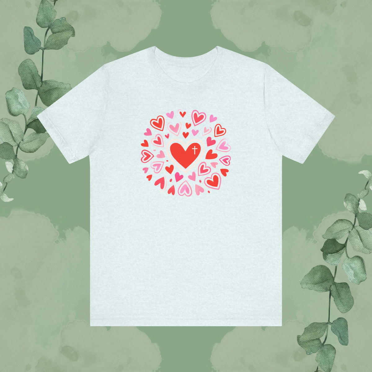 Love Flows Out from the Cross – Faith & Love Tee