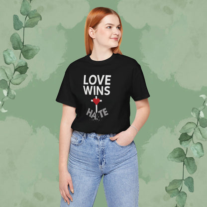 Love Wins – Christian T-Shirt | Faith Over Hate Tee | True Vine Design