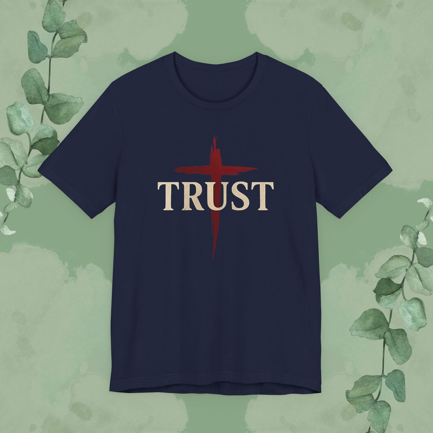 TRUST – Bold Cross Statement T-Shirt