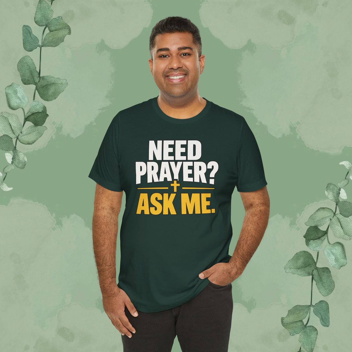 Need Prayer? Ask Me. | Christian Prayer Conversation T-Shirt