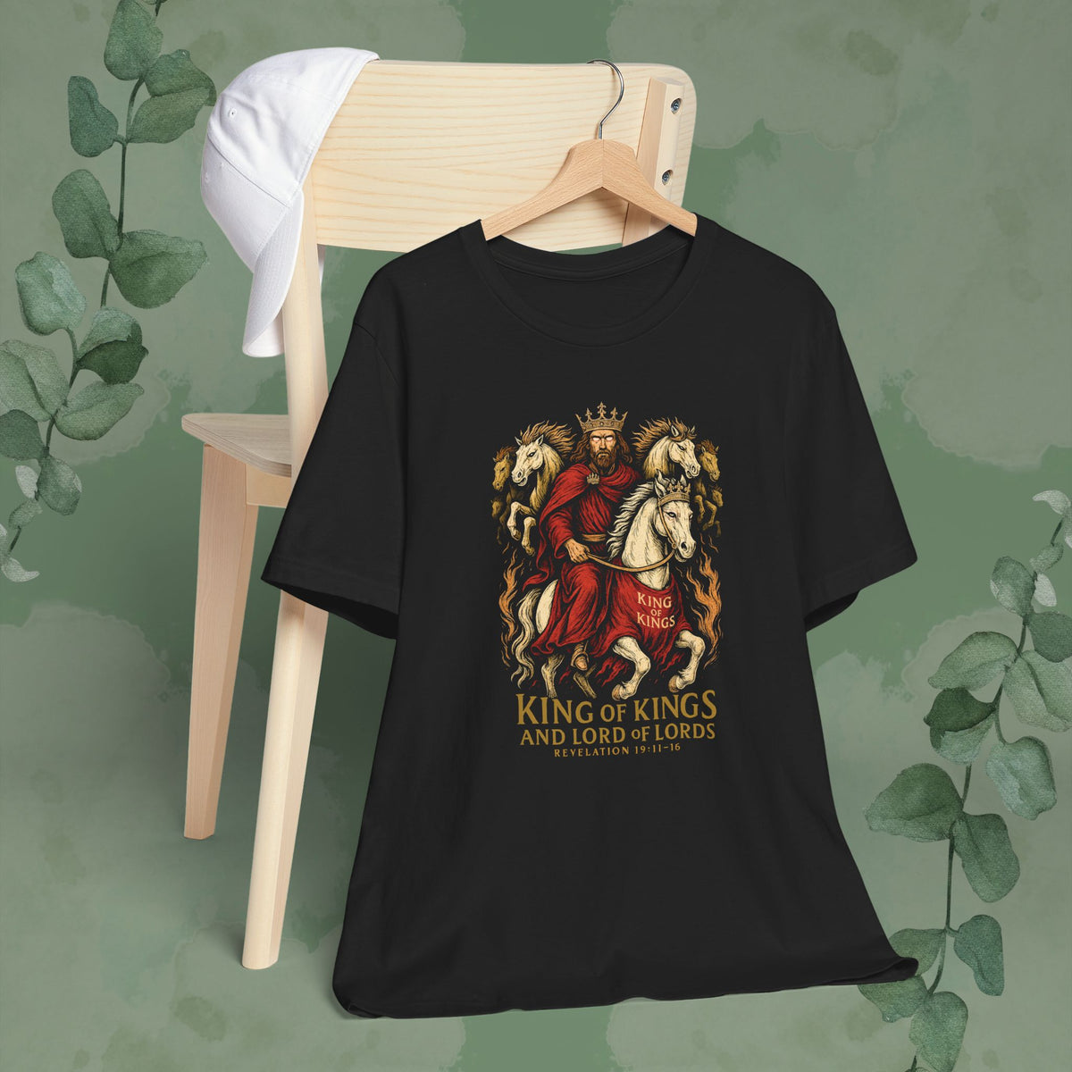 King of Kings – Revelation 19:11-16 Christian T-Shirt