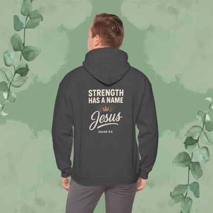 Strength Has a Name – Jesus Hoodie