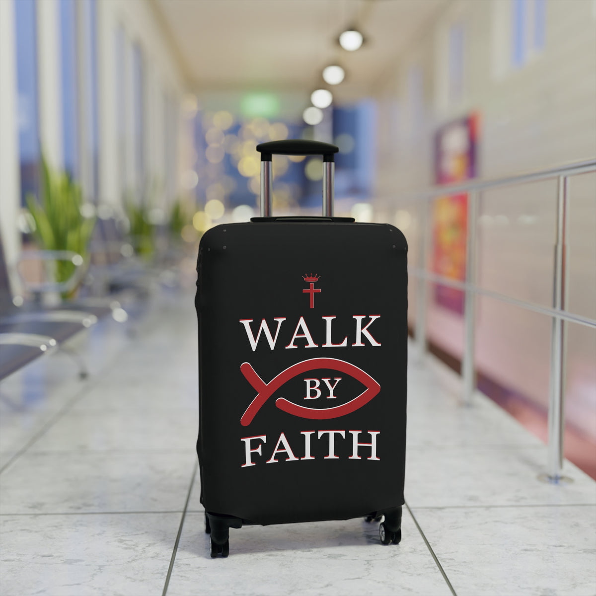 Walk By Faith – Christian Travel Luggage Cover