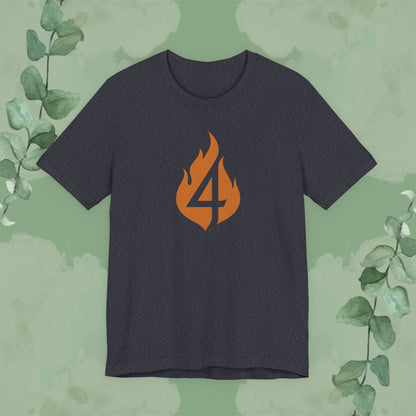 4 in the Fire – Minimalist Christian T-Shirt