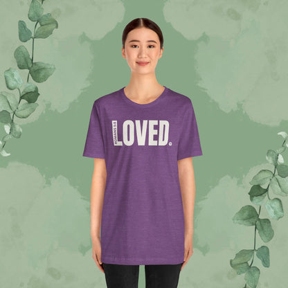 LOVED. – Romans 5:8 T-Shirt