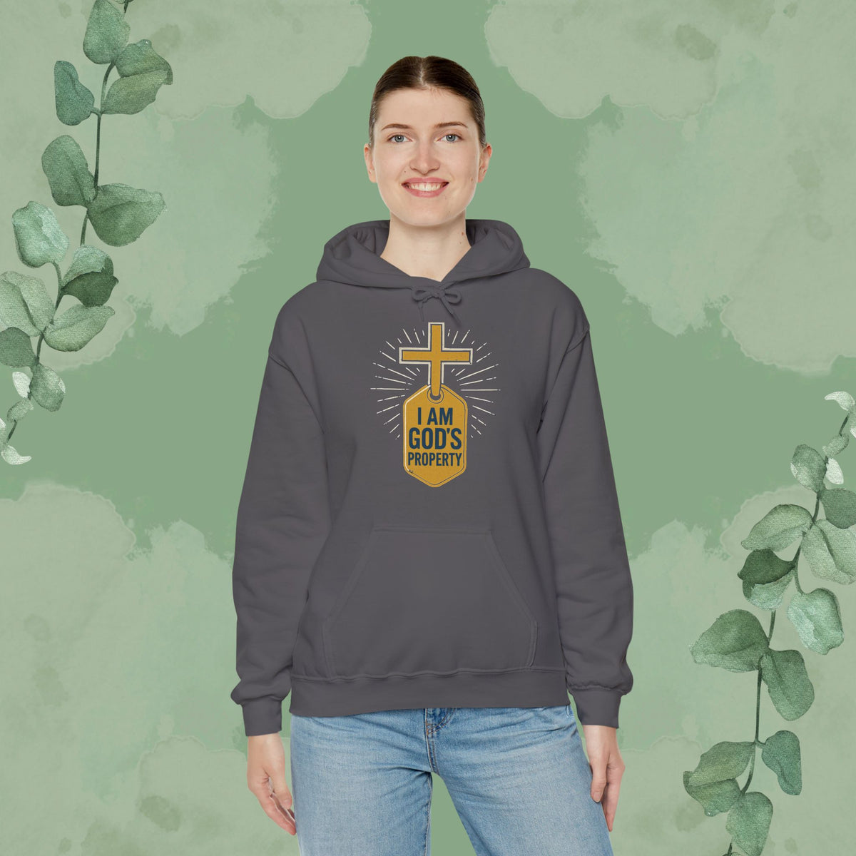 I Am God’s Property Christian Hoodie – Bold Faith Statement Sweatshirt