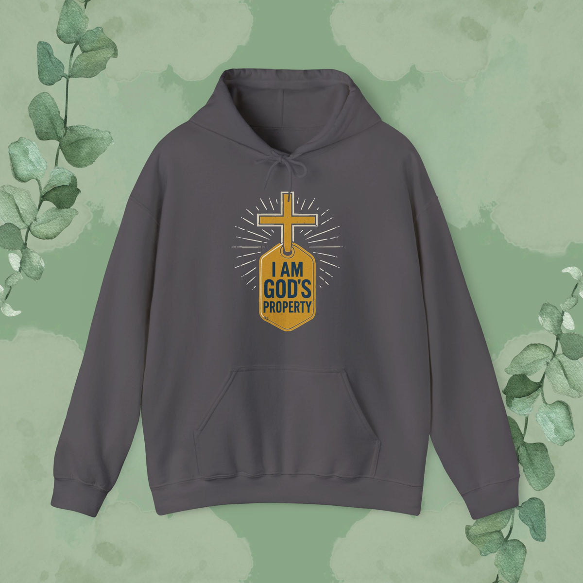 I Am God’s Property Christian Hoodie – Bold Faith Statement Sweatshirt