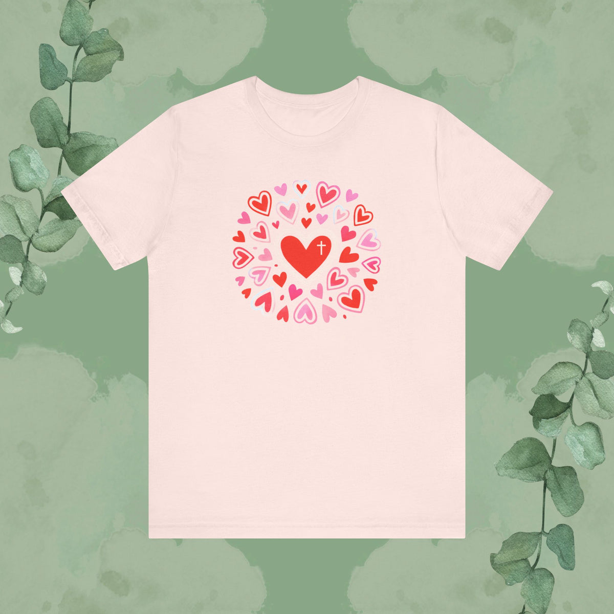 Love Flows Out from the Cross – Faith & Love Tee