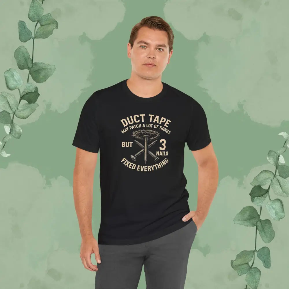 3 Nails Fixed Everything T-Shirt - Black / S - T-Shirt