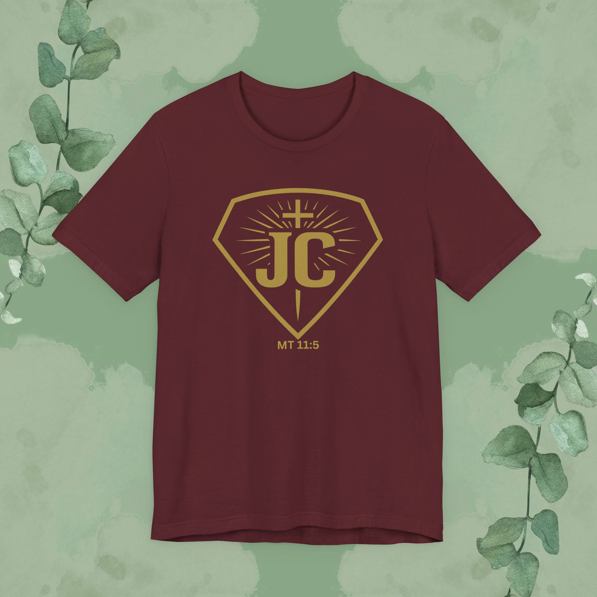 Miracle Man – JC Emblem Tee (Matthew 11:5)