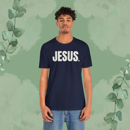 JESUS Period – Bold Christian T-Shirt with Cross Design | True Vine Design