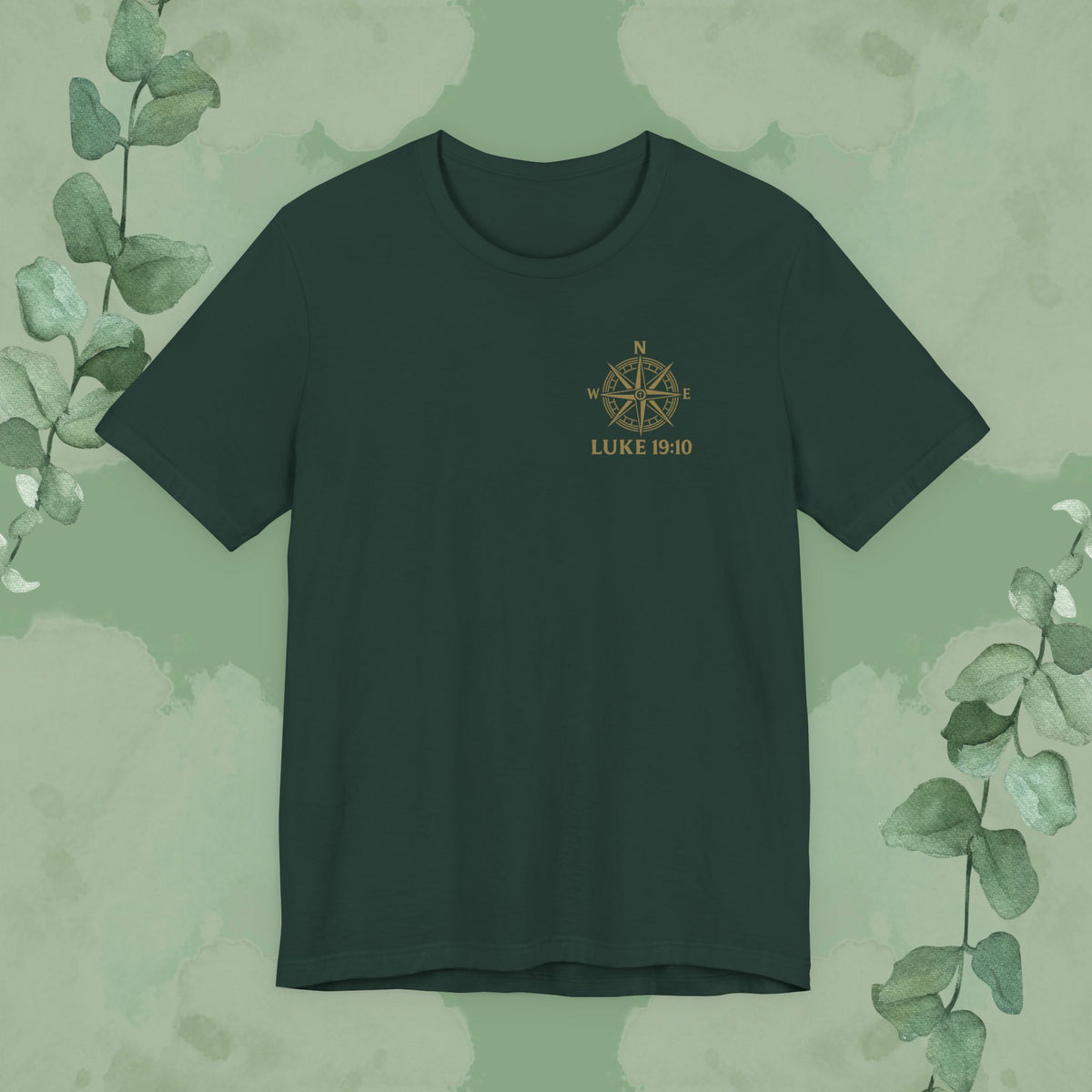Feeling Lost? Jesus Is Looking for You. Front and Back Print Tee