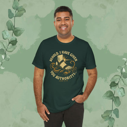 Authority / Nevertheless – Luke 10:19-20 Christian T-Shirt