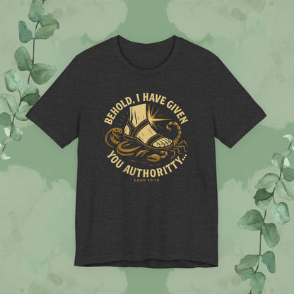 Authority / Nevertheless – Luke 10:19-20 Christian T-Shirt