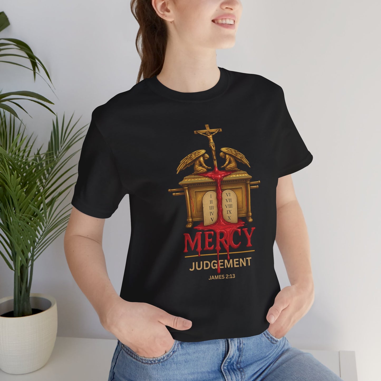 Mercy Over Judgment – James 2:13 Christian T-Shirt