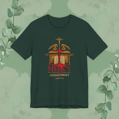 Mercy Over Judgment – James 2:13 Christian T-Shirt