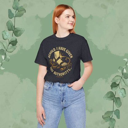 Authority / Nevertheless – Luke 10:19-20 Christian T-Shirt