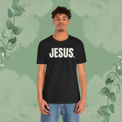 JESUS Period – Bold Christian T-Shirt with Cross Design | True Vine Design